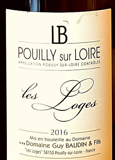 Vino bianco Pouilly-Fumé Les Loges
