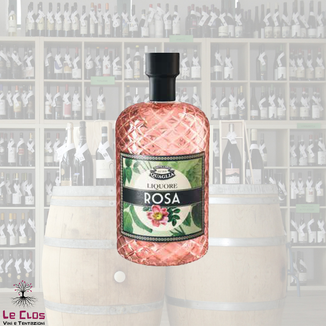Distillato Liquore alla Rosa Distilleria Quaglia